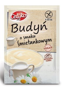 BUDYŃ O SMAKU ŚMIETANKOWYM BEZGLUTENOWY 40 g - CELIKO