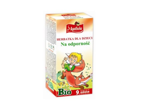 HERBATKA DLA DZIECI - DZIKA RÓŻA I ROKITNIK PO 9 MIESIĄCU BIO (20 x 1,5 g) 30 g - APOTHEKE