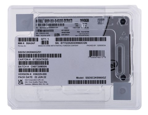 Dysk SSD Intel SSDSC2KB960GZ01 960GB 2,5" SATA III