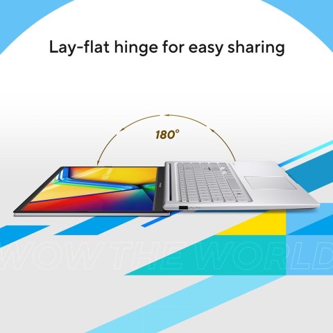 ASUS Vivobook 15 X1504VA-BQ2947 Core 5 120U 15.6"FHD IPS-level Panel 60Hz 250nits AG 16GB DDR4 SSD512 Intel Graphics WLAN+BT Cam