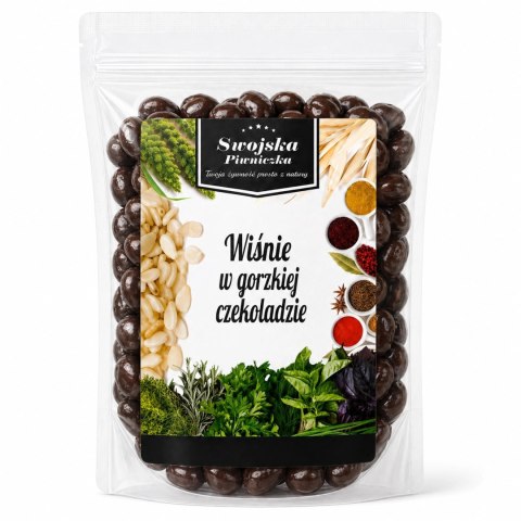 WIŚNIE W GORZKIEJ CZEKOLADZIE 200G SWOJSKA PIWNICZKA