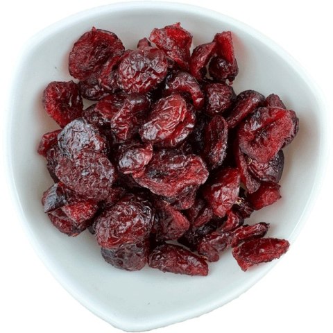 ŻURAWINA SŁODZONA SOKIEM JABŁKOWYM CIĘTA 1KG SWOJSKA PIWNICZKA