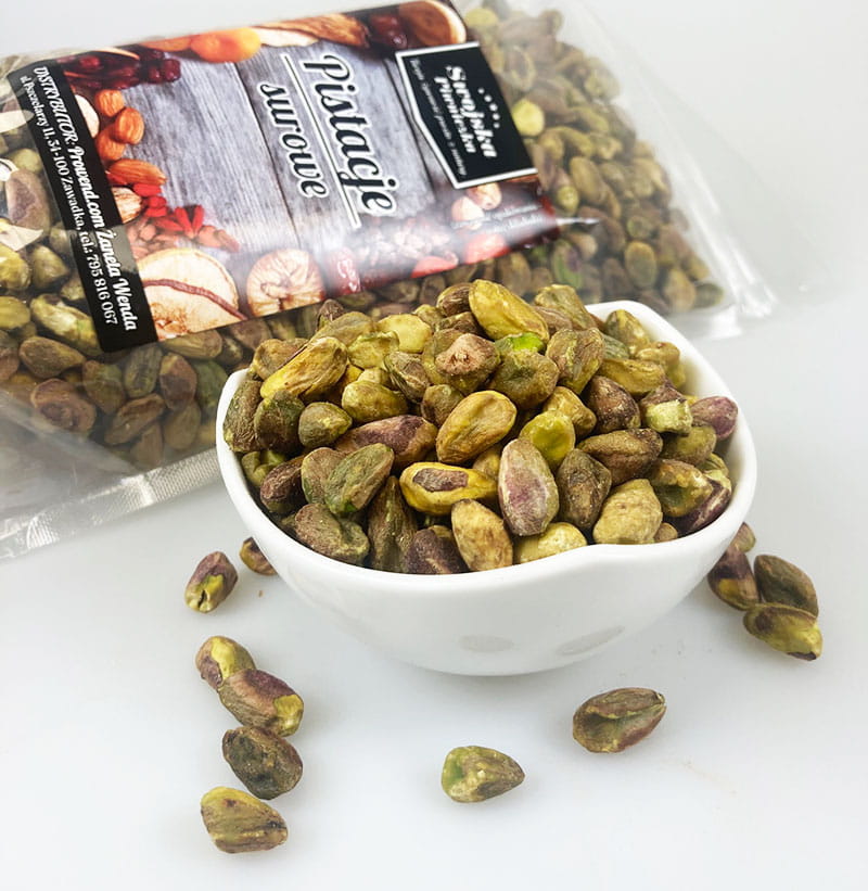 Pistacje łuskane surowe całe 500g – naturalne orzechy bez soli w zdrowiuskie.pl